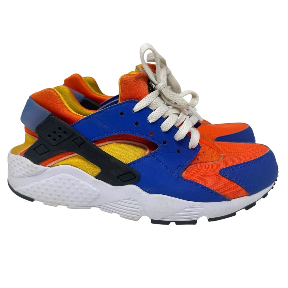 Nike Big Kids Huarache Run Royal Blue/Yellow Size 7 Youth